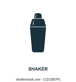 Shaker icon. Line style icon design. UI. Illustration of shaker icon. Pictogram isolated on white. Ready to use in web design, apps, software, print.
