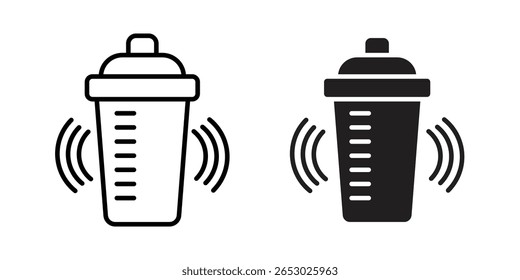 Ícone do Shaker Design de logotipo Modelo de vetor Ilustração