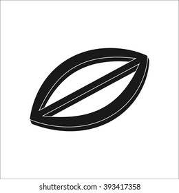 Shaker instrument simple icon on white background