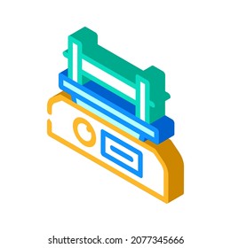 shaker laboratory device isometric icon vector. shaker laboratory device sign. isolated symbol illustration