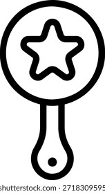 Vektorgrafik der Shutterlinie-Symbole