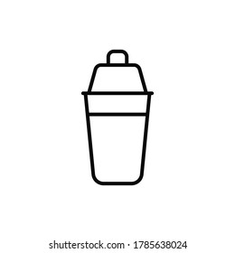 Shaker, restaurant icon. Simple line, outline vector elements of public catering icons for ui and ux, website or mobile application
