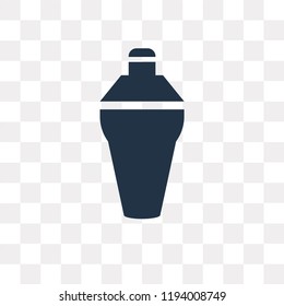 Shaker vector icon isolated on transparent background, Shaker transparency concept can be used web and mobile
