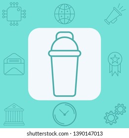 Shaker vector icon sign symbol
