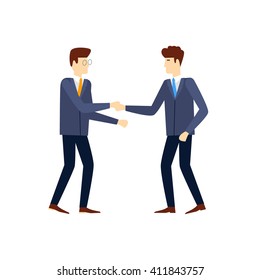 Two Men Staring Each Other Enemies Stock Vector (royalty Free 