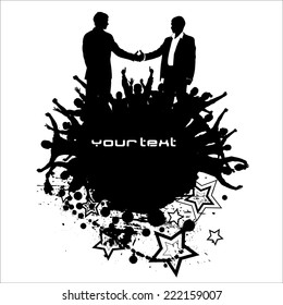 Shaking hands over a deal