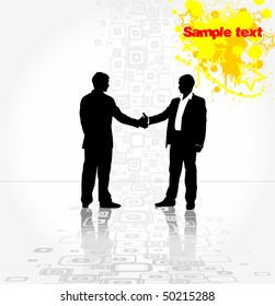 Shaking hands over a deal