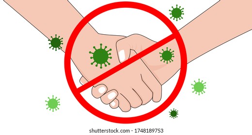 Händeschüttelung sollte vermieden werden, um das Risiko einer Infektion mit dem Virus zu verringern.