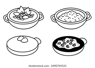 Diseño gráfico de arte Shakshuka Line