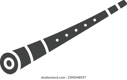 Shakuhachi icon vector image. Suitable for mobile application web application and print media.
