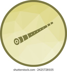 Icono de Shakuhachi imagen vectorial. Adecuado para aplicaciones móviles, aplicaciones web y medios de impresión.
