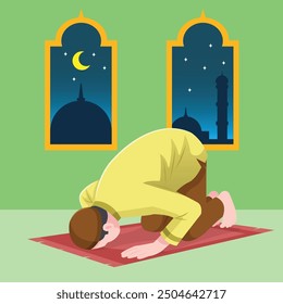 shalat vector art design Illustration