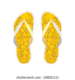 Shales with a pattern for tourists and vacationers. vector format.