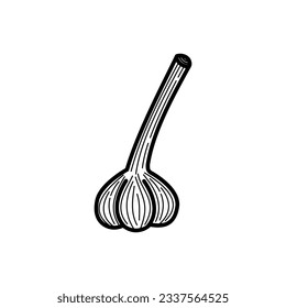 Shallot icon design isolated on white background