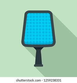 Shallow water net icon. Flat illustration of shallow water net vector icon for web design