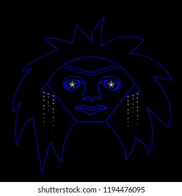 shaman head contour