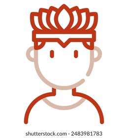 Shaman icon for web, app, infographic, etc