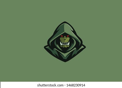 Shaman Orc E Sports Logo