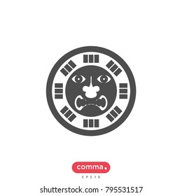 Shamanism vector icon
