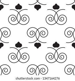 shameless dark line cool smooth vector pattern