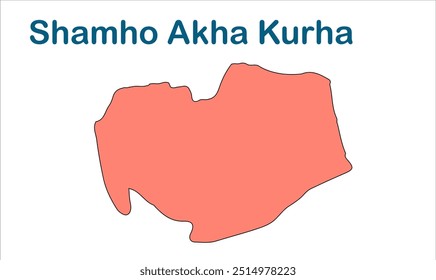 Shamho Akha Kurha subdivision map, Begusarai District, Bihar State, Republic of India, Government of Bihar, Indian territory, Eastern India, politics, village, tourism