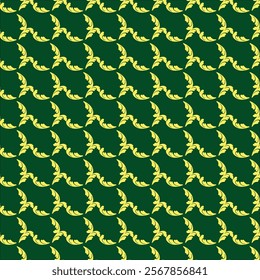 shamless green flower pattern image