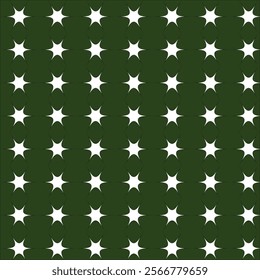 shamless green star pattern design