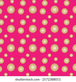 shamless pink flower pattern design