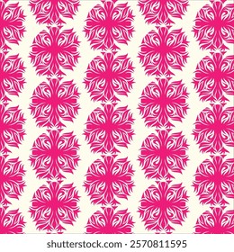 shamless white and pink flower pattern