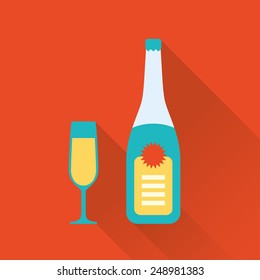 shampagne bottle icon