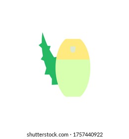 Shampoo aloe vera icon. Simple color vector elements of healing plant icons for ui and ux, website or mobile application