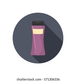 Shampoo bottle color icon for web and mobile design