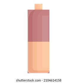 Shampoo bottle icon cartoon vector. Cosmetic bottle. Container pump