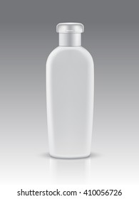 Shampoo Bottle On White Background