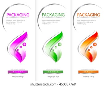 Shampoo bottle template design vector illustration.