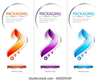 Shampoo bottle template design vector illustration.