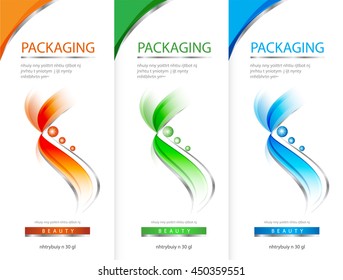 Shampoo bottle template design vector illustration.