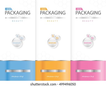 Shampoo bottle template design vector illustration.