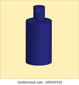 shampoo bottle vector