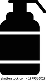 Shampoo-Flasche, Vektorsymbol
