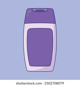 Shampoo bottle vector icon. bath shampoo product icon. shampoo vector