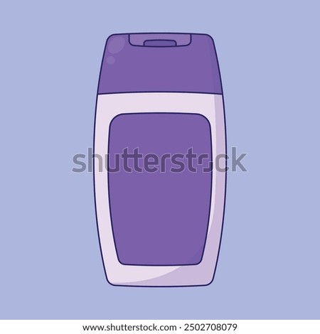 Shampoo bottle vector icon. bath shampoo product icon. shampoo vector