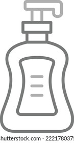 Shampoo Bottle vector icon. Can be used for printing, mobile and web applications.