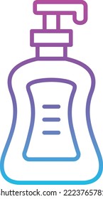 Shampoo Bottle vector icon. Can be used for printing, mobile and web applications.