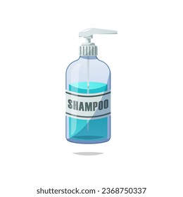 Shampoo bottle vector isolated on white background