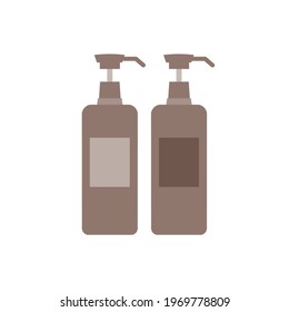 Shampoo and conditioner,Vector illustration that is easy to edit.