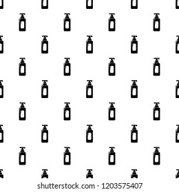 Shampoo dispenser pattern vector seamless repeating for any web design