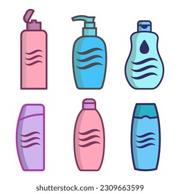 Shampoo free vector icon on trendy design