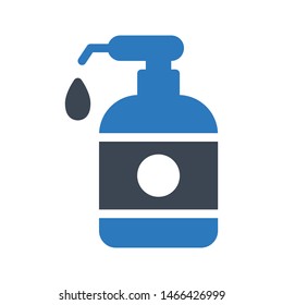 shampoo glyph colour vector icon