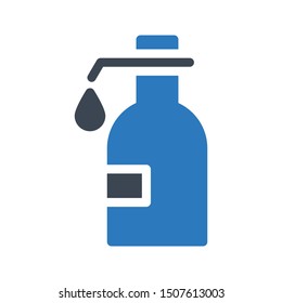 shampoo glyph colour vector icon